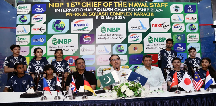 16th Chief of the Naval Staff International Squash Championship from May 8