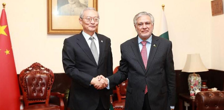 Deputy PM Dar calls on SCO Chief in Beijing