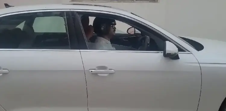 VIRAL: Man fined for driving Audi without helmet
