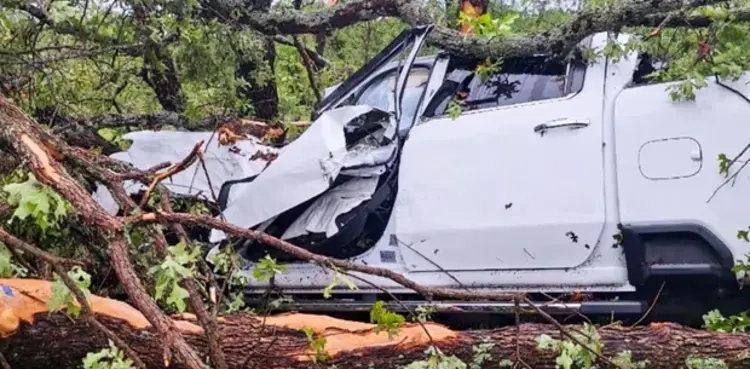 VIRAL: 9-year-old boy runs through storm to rescue parents
