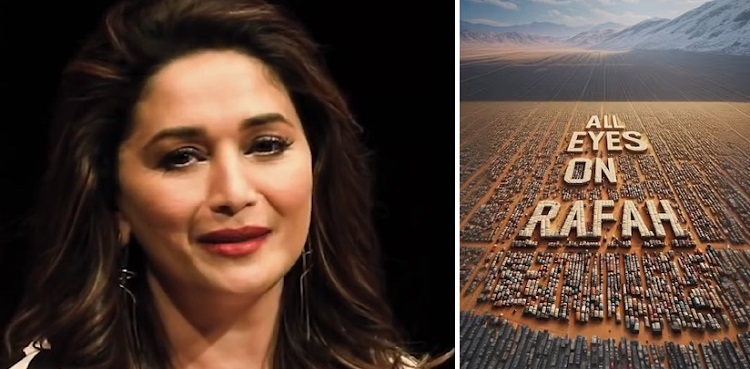 'Pathetic': Madhuri Dixit shares, then deletes 'All eyes on Rafah' post