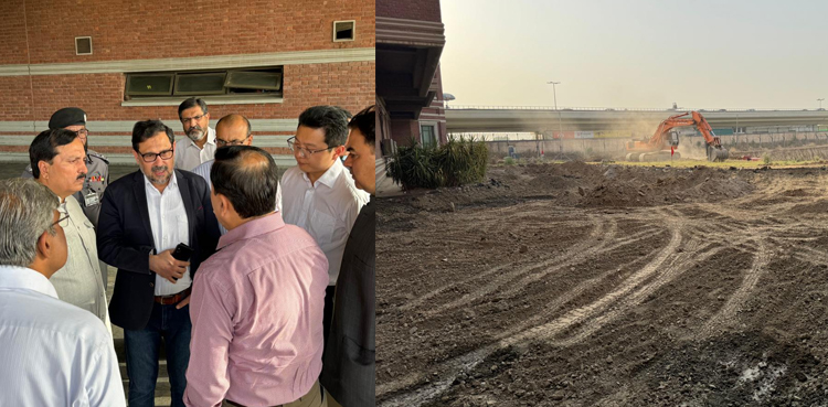 Secretary Aviation visits Lahore airport, inspect development work
