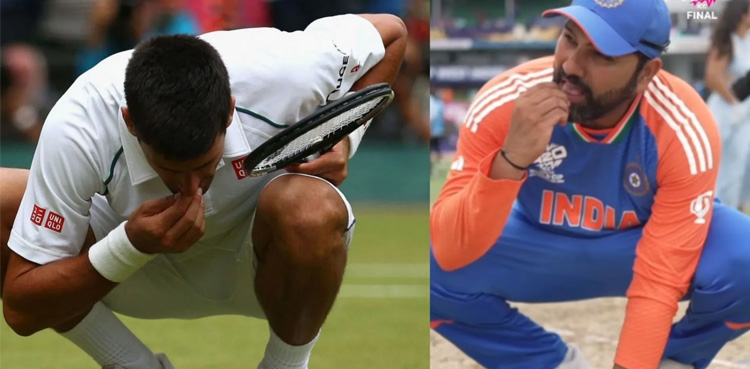 Rohit Sharma eats soil in Djokovic-like celebrations after T20 World Cup triumph