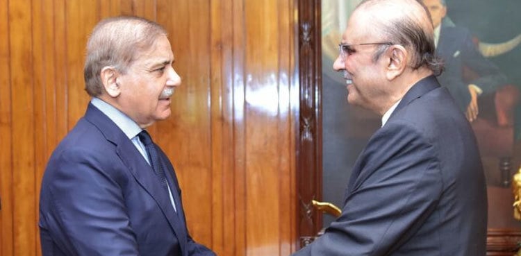 President Zardari, PM Shehbaz discuss public relief in Budget 2024