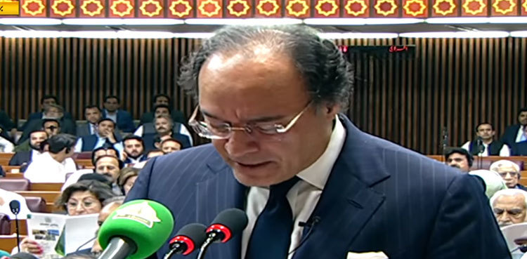Finance Minister Aurangzeb unveils Budget 2024-25 with total outlay of Rs18tr