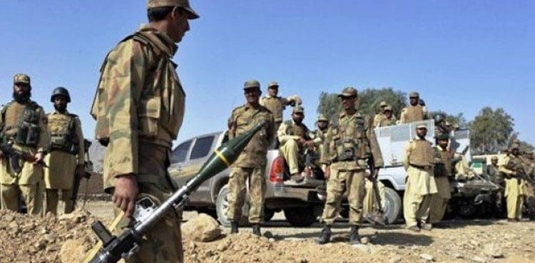Five soldiers martyred as military vehicle blown up in Kurram
