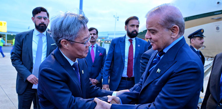 PM Shehbaz arrives in China amid push for investment