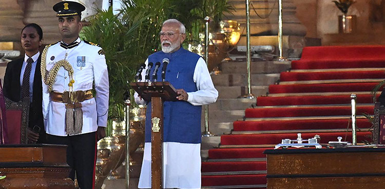 Narendra Modi sworn in as India’s prime minister