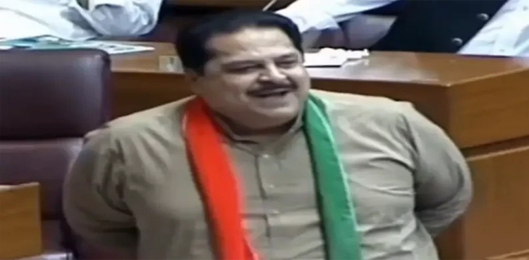 Sanaullah Khan Mastikhel's NA membership suspended over 'foul remarks'