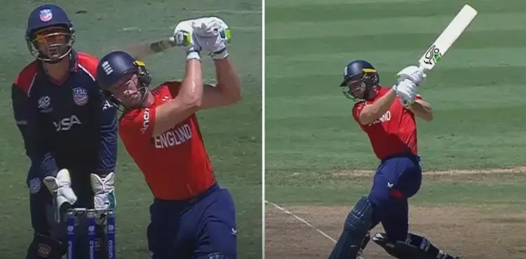 WATCH: Jos Buttler hits five sixes in an over against USA