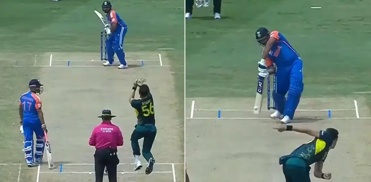 WATCH: Rohit Sharma slams Mitchell Starc for 29 runs in single over