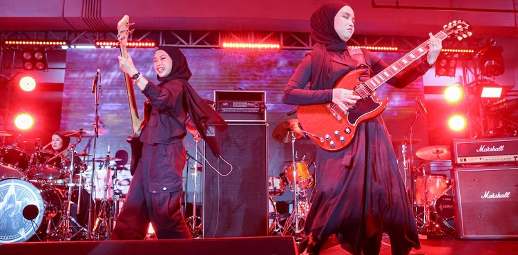 Indonesia's all-girl Muslim metal band heads to Glastonbury
