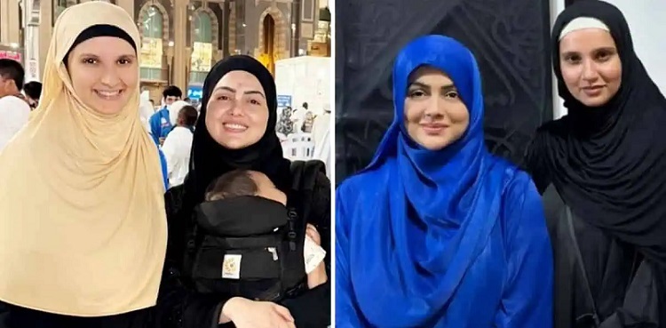 Sania Mirza, Sana Khan complete Hajj with their families: Watch