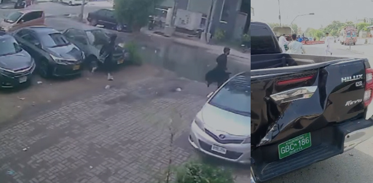 CCTV reveals details of fatal car accident in Karachi
