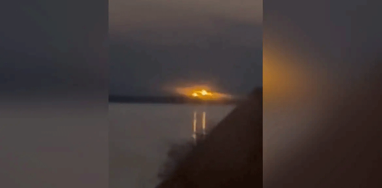 Viral video: Couple captures mysterious light on the horizon