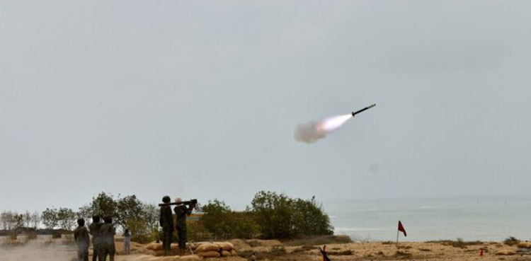 Pakistan Navy successfully test-fires surface-to-air FN-6 missile