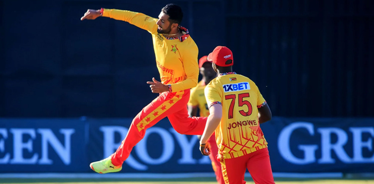 Zimbabwe players, fans celebrate joyously after defeating India