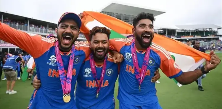 Rishabh Pant gets trolled by teammates after T20 World Cup post