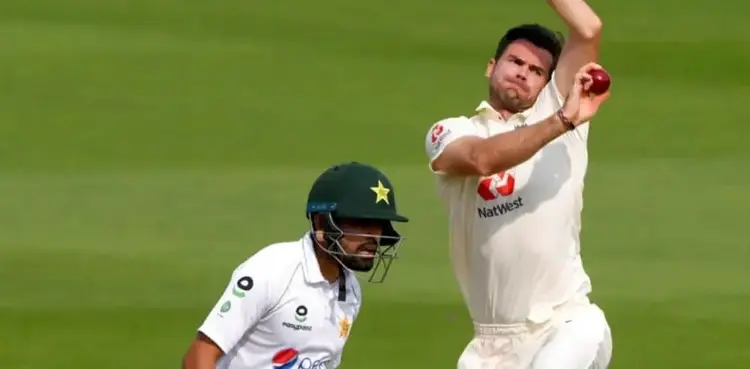 Babar Azam hails “GOAT” James Anderson following pacer’s last Test