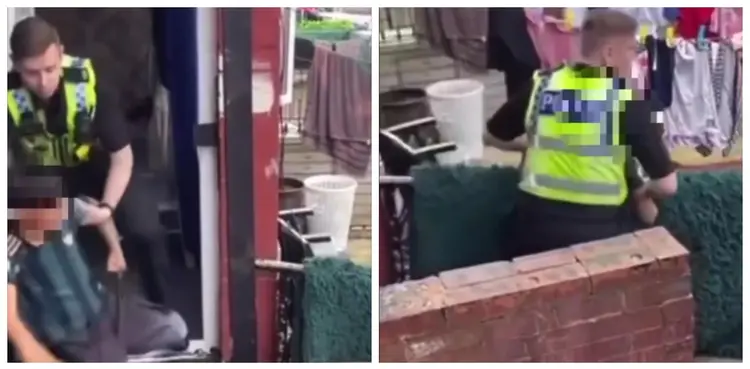 WATCH: Boy dragged out of house sparking Leeds riots