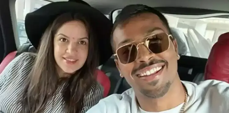 Hardik Pandya reacts to Natasa Stankovic’s pictures with son Agastya