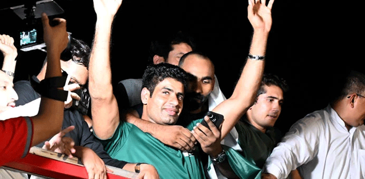 Pakistan welcomes Olympian Arshad Nadeem with grand celebration