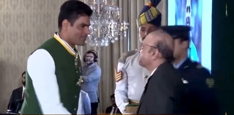 Hilal-e-Imtiaz conferred on Olympian Arshad Nadeem