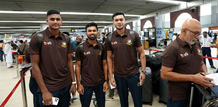 Bangladesh cricket team arrives in Pakistan for Test series