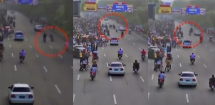 WATCH: Careless riding claims man's life in Lahore