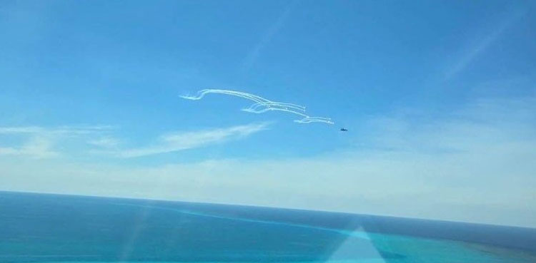 Philippines says China shot flares at its South China Sea plane