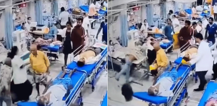 VIDEO: Patient grabs female doctor by hair, bangs head against cot’s steel rod