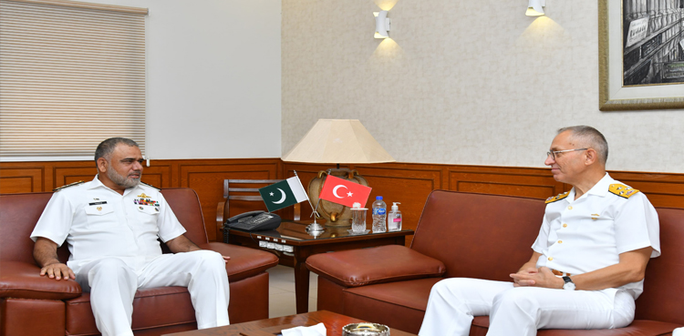 Turkish naval force chief visits NHQ