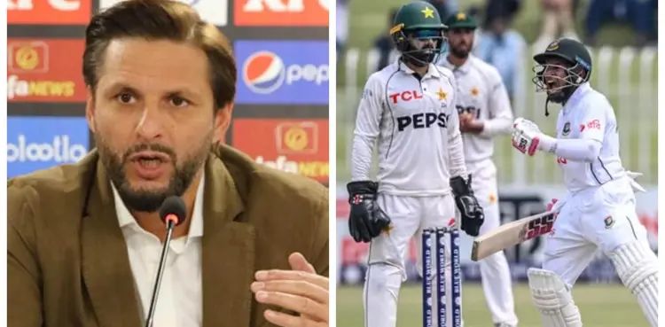 PAK v BAN: Shahid Afridi questions Pakistan’s strategy in first Test