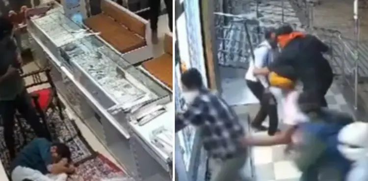 Caught-On-Cam: Robbers fatally shoot owner after looting jewellery shop