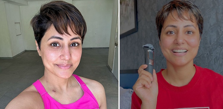 'Goodbye pixie hair': Hina Khan embraces the bald look amidst breast cancer treatment