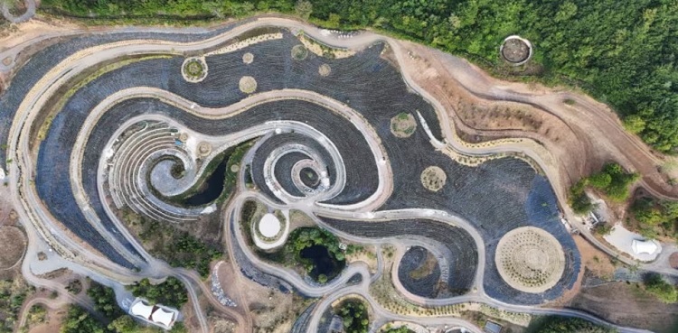 Van Gogh's Starry Night recreated as park