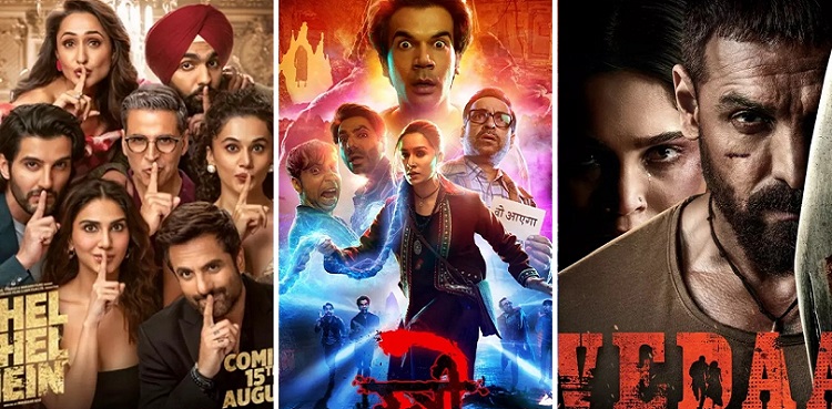 'Stree 2' surpasses 'Vedaa', 'Khel Khel Mein' in advance booking