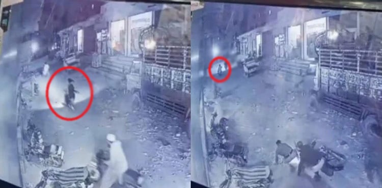 WATCH: Robbers open fire at chasing police officers in Karachi