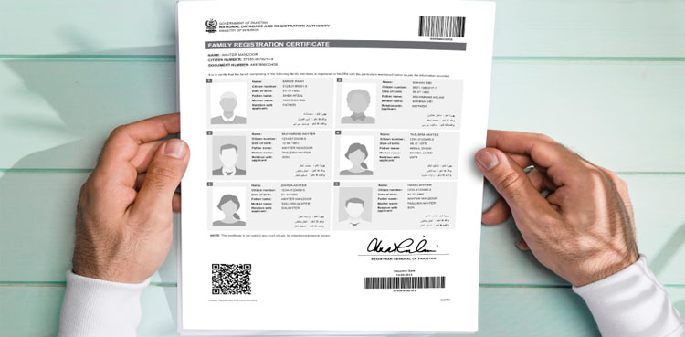 NADRA FRC fee update; July 2025