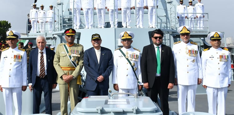Pakistan Navy inducts PNS Babur, PNS Hunain in its fleet