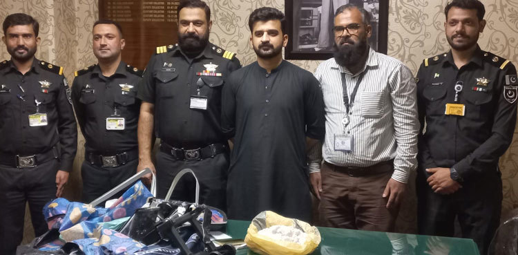 Rs20mn crystal meth seized at Karachi airport