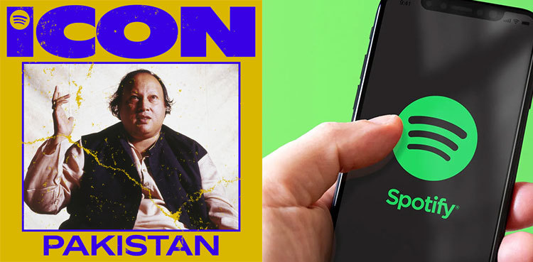 Spotify announces Nusrat Fateh Ali Khan as the first artist for ICON Pakistan