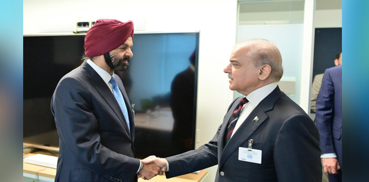 PM Shehbaz meets WB president on UNGA sidelines
