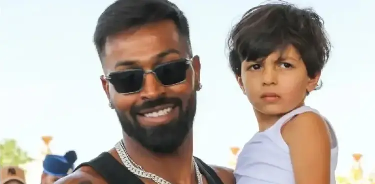 Hardik Pandya reunites with son after divorce with Natasa Stankovic