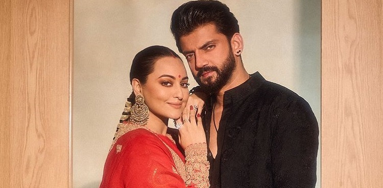 Sonakshi Sinha, Zaheer Iqbal go twinning in red: See pictures