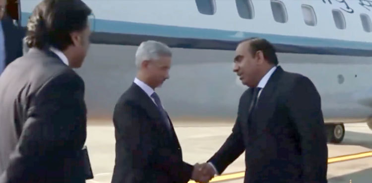 Indian FM Jaishankar lands in Pakistan to attend SCO summit