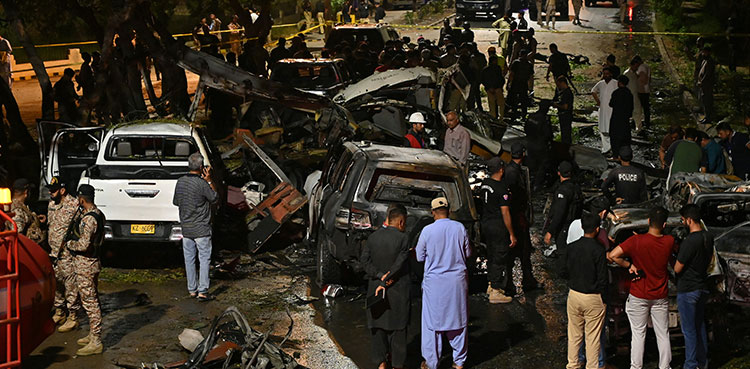 Deadly car bomb targeted Chinese nationals near Karachi airport, say investigators