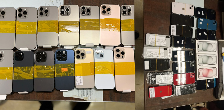 Customs officials seize phones from PIA air hostesses at Lahore airport