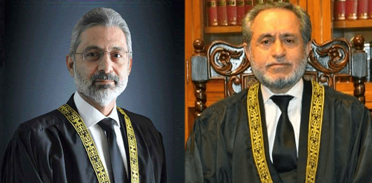 CJP Isa, Justice Jamal issue dissenting note in reserved seats case
