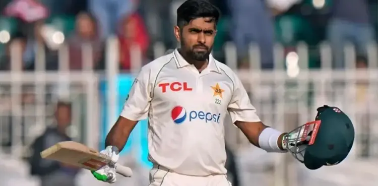 Babar Azam reacts to Pakistan’s victory in second test against England